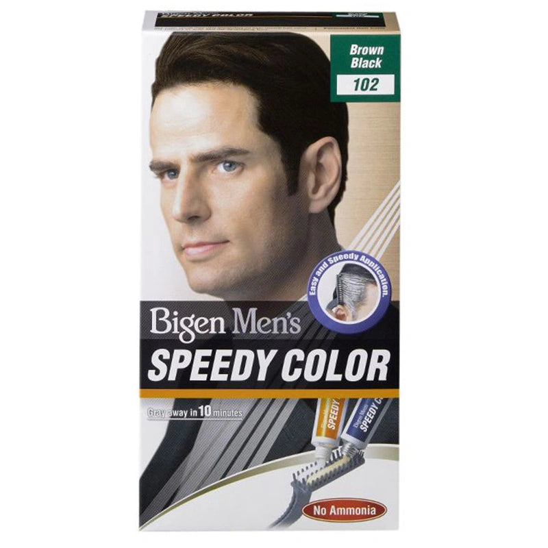 Bigen Men's Speedy Colour - Brown Black 80gm - Spice Village