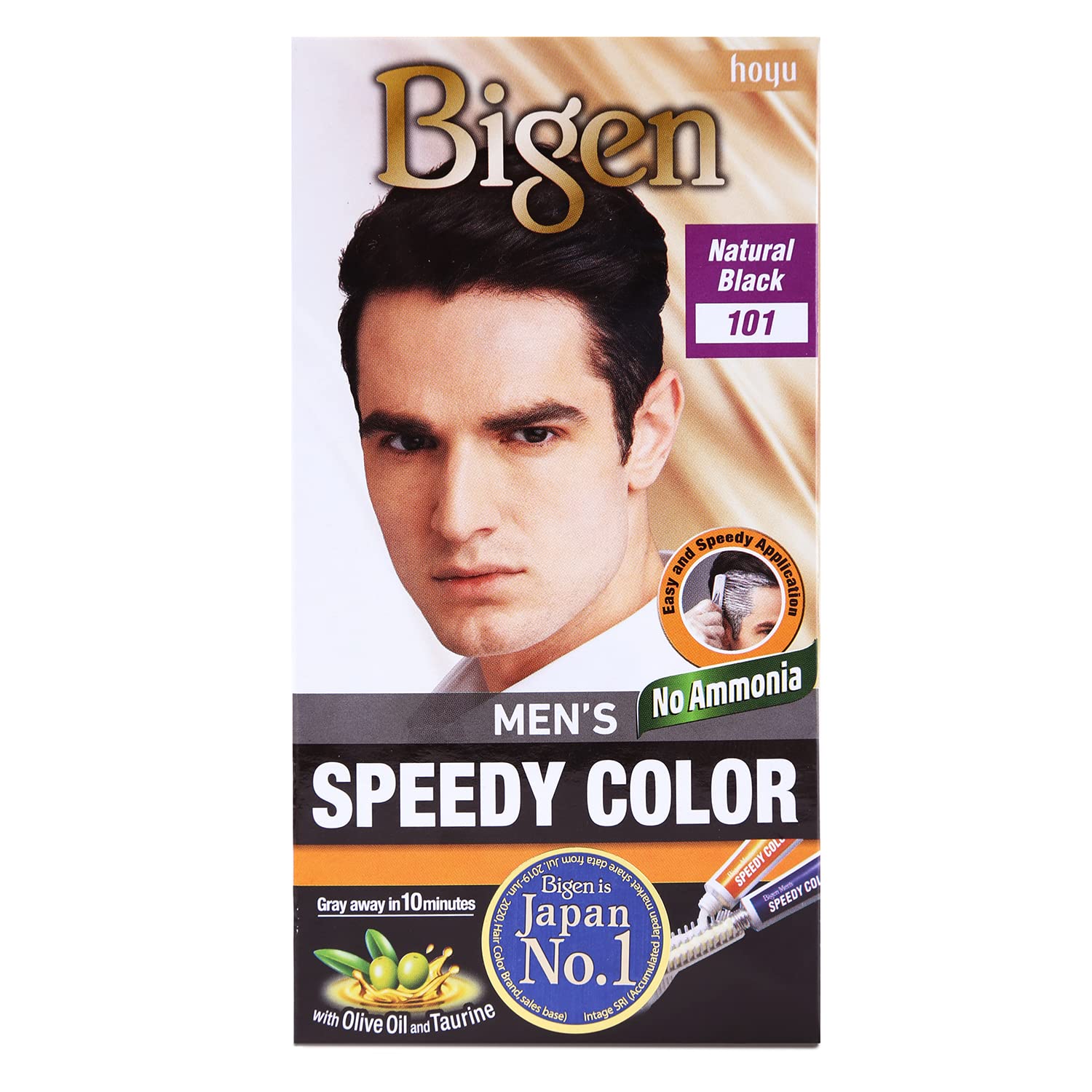 Bigen Men's Speedy Colour - Natural Black 80gm - Spice Village