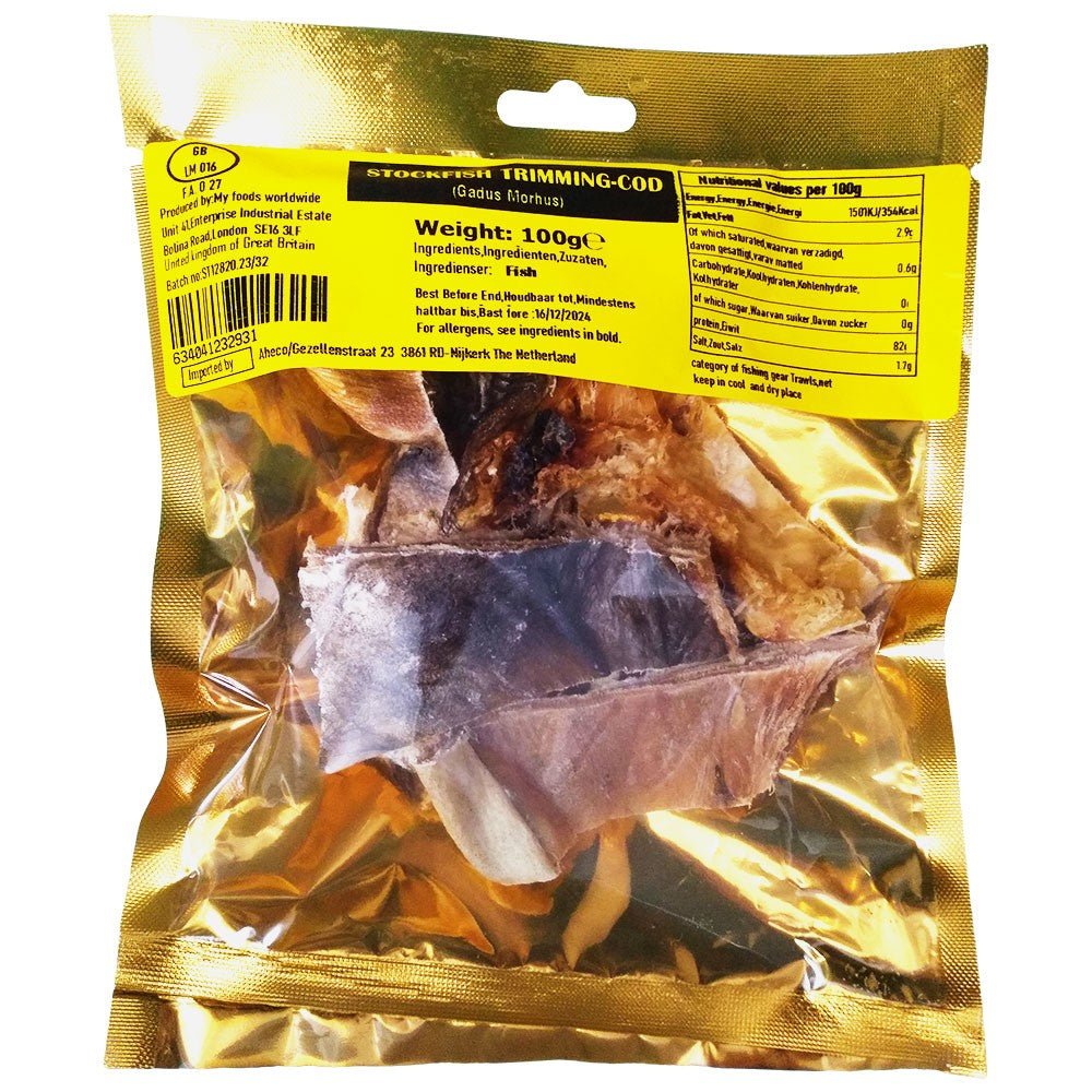 Bigi Mama Stockfish COD Belly/Trimming 100gm - Spice Village