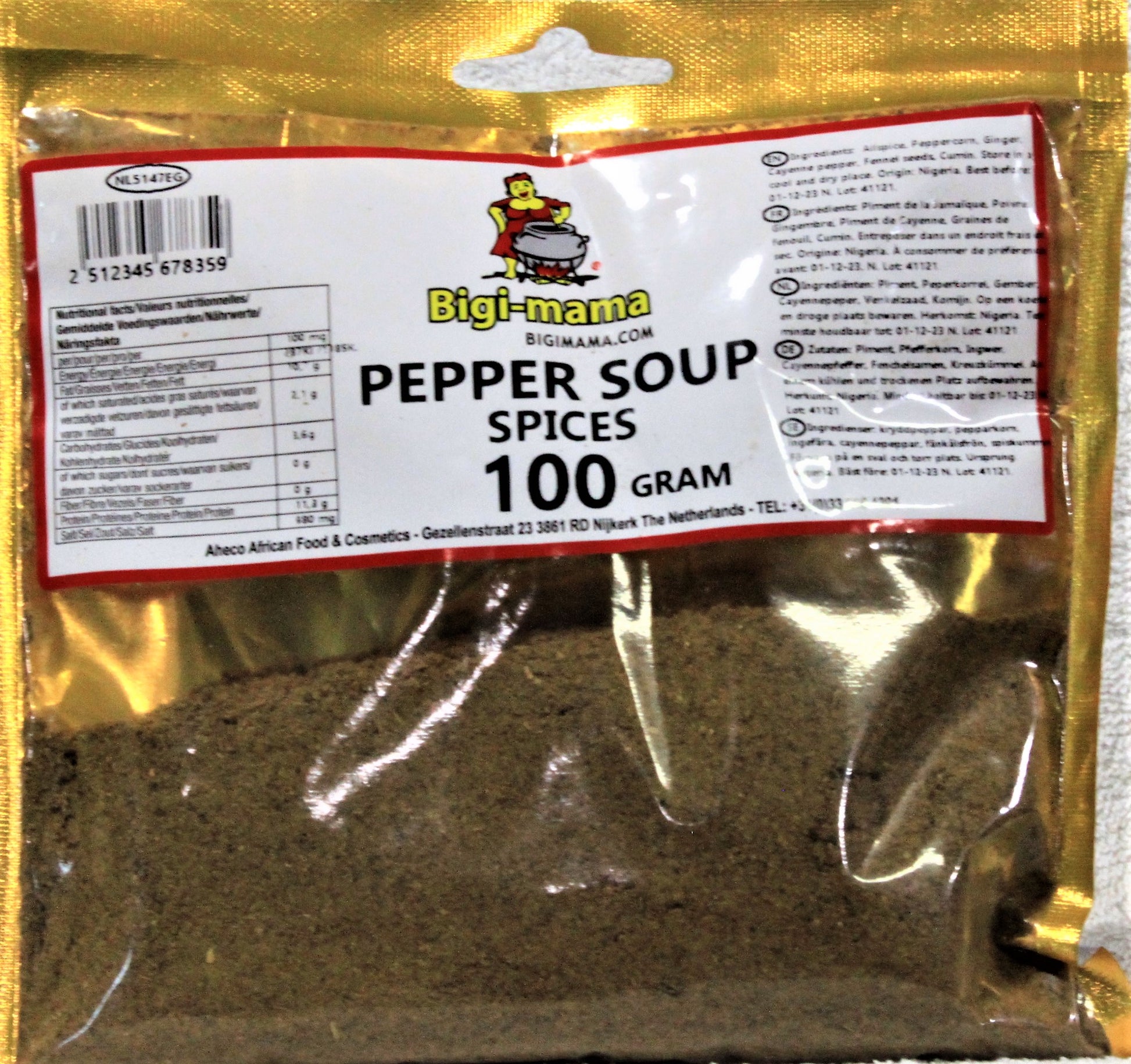 Bigi Mama Peppersoup Spices 100gm - Spice Village