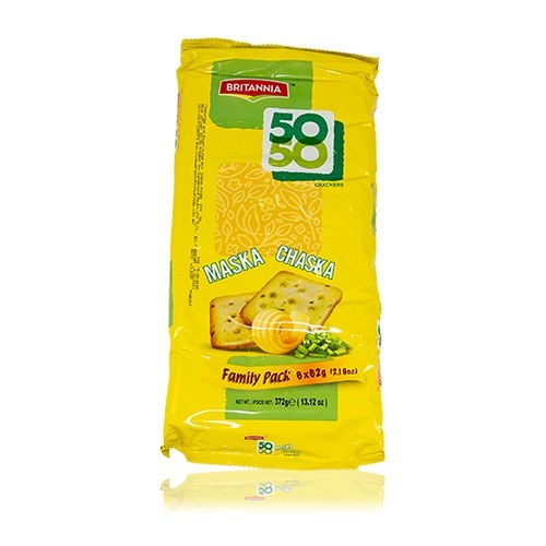 Britannia 50 50 Maska Chaska Family pack 6x 62gm - Spice Village