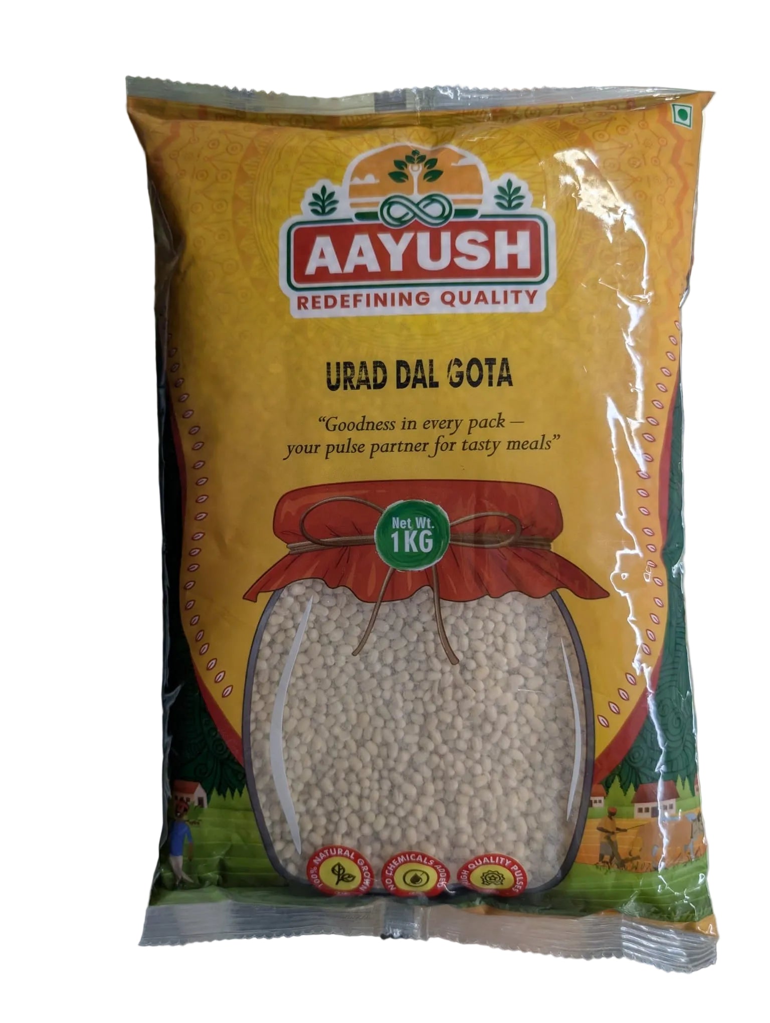 Aayush Urid Gota Whole 1kg