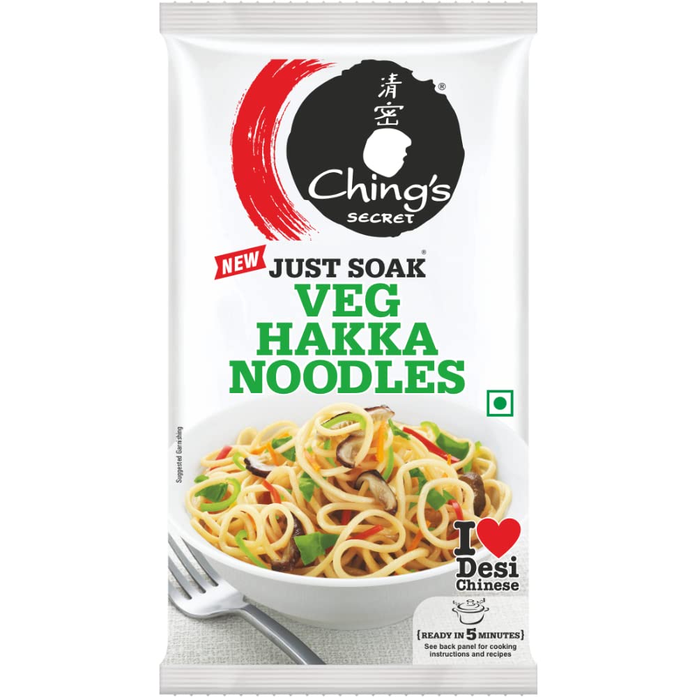 Ching's Veg Hakka Noodles (Just Soak) 140gm - Spice Village