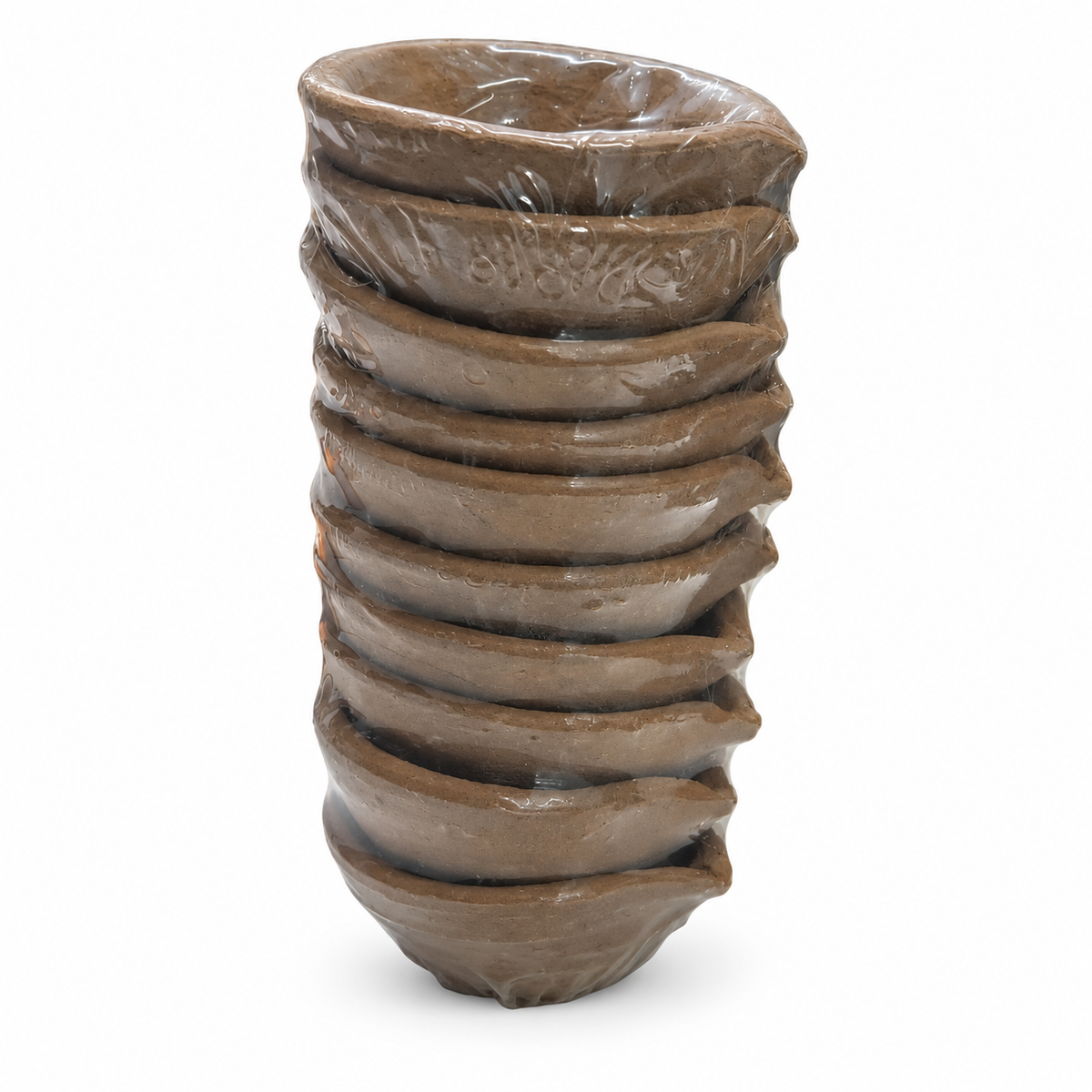 Clay Diya- Plain(Set of 10) - Spice Village
