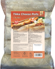 Frozen Crown Cheese Chicken Tikka Rolls(10pcs) 800gm - Only Berlin Same Day Delivery - Spice Village