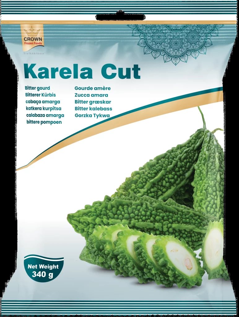 Frozen Crown Karela Cut 340gm - Only Berlin Same Day Delivery - Spice Village
