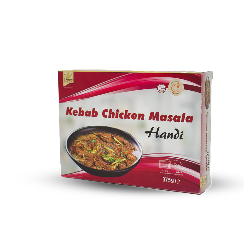 Frozen Crown Kebab Masala Chicken 375gm - Only Berlin same day delivery - Spice Village