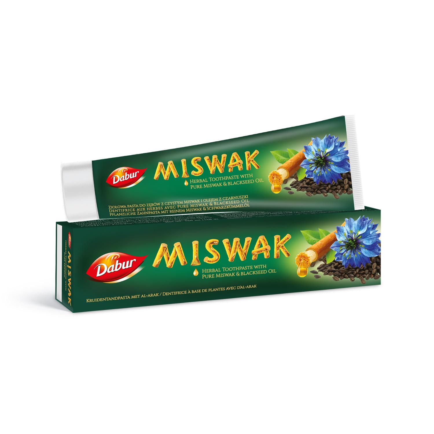Dabur Toothpaste Miswak/Blackseed 100g - Spice Village