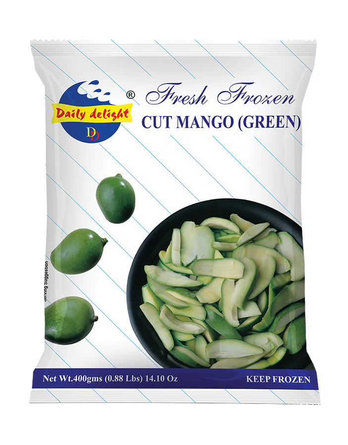 Frozen Daily Delight Cut Mango(Green) 454gm - Only Berlin Same Day Delivery - Spice Village