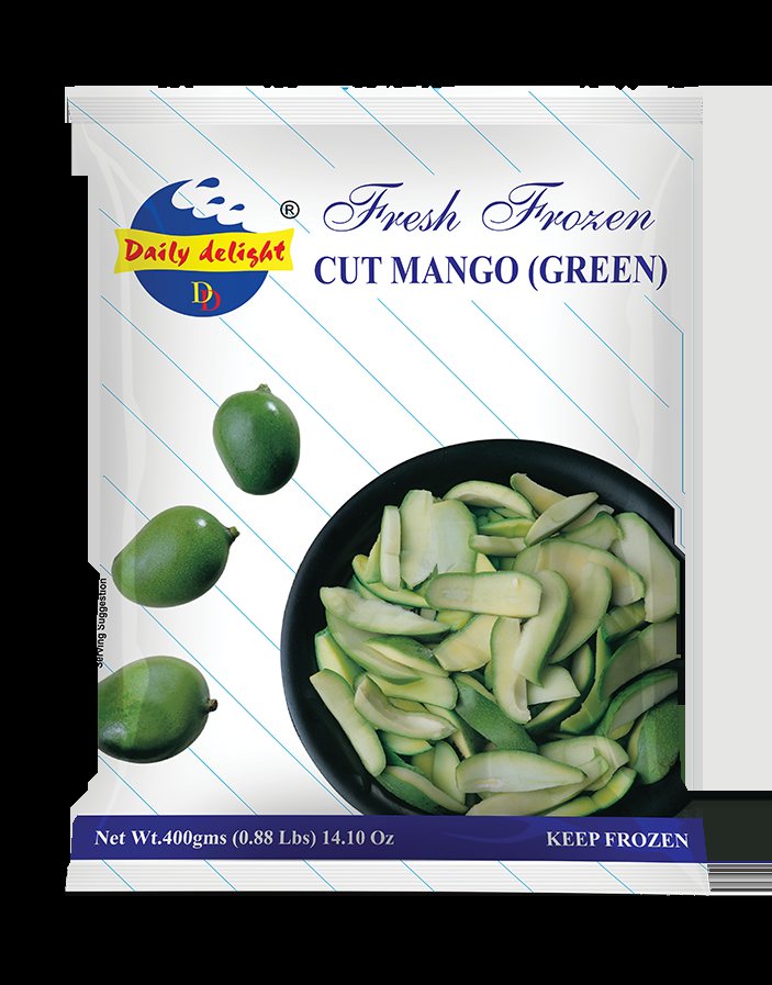 Frozen Daily Delight Cut Mango(Green) 454gm - Only Berlin Same Day Delivery - Spice Village