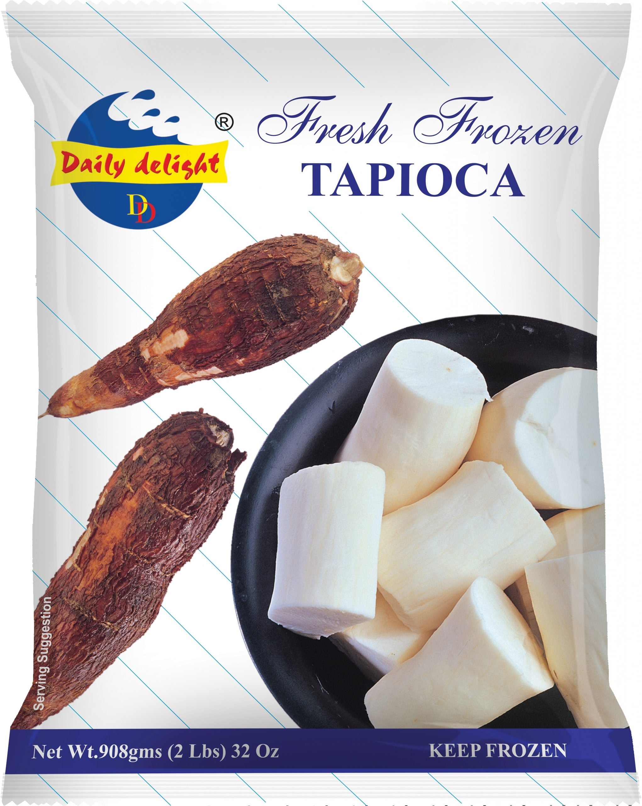 Frozen Daily Delight Tapioca (Cassava Chunks) 908gm - Only Berlin Same Day Delivery - Spice Village