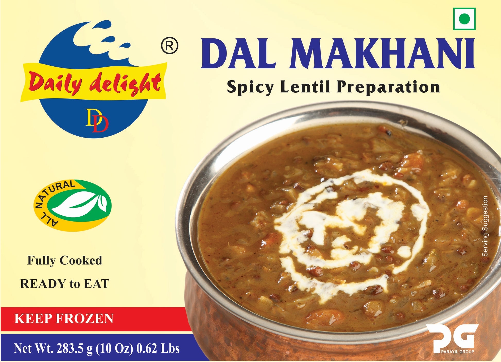 Frozen Daily Delight Dal Makhani 280gm - Only Berlin same day delivery - Spice Village
