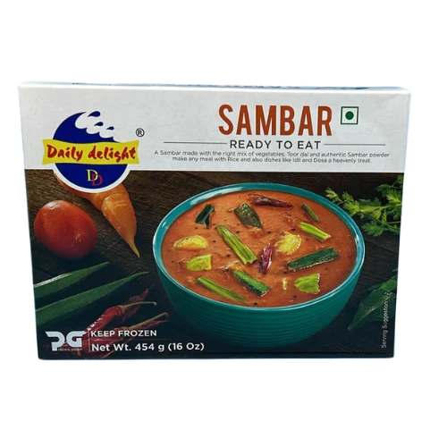 Frozen Daily Delight Ready to Eat Sambar 350gm - Only Berlin Same Day Delivery - Spice Village