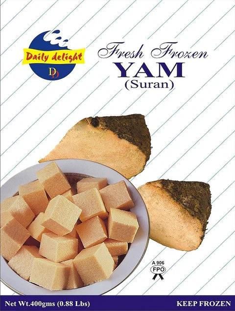 Frozen Daily Delight Yam(Suran) 400gm - Only Berlin same day delivery - Spice Village