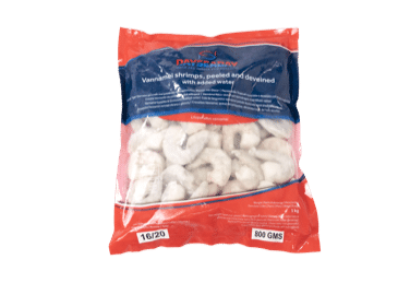 Frozen Dayseaday Vannamei Shrimp (HLSO) (Easy Peel) 16/20 750gm - Only Berlin Same Day Delivery - Spice Village