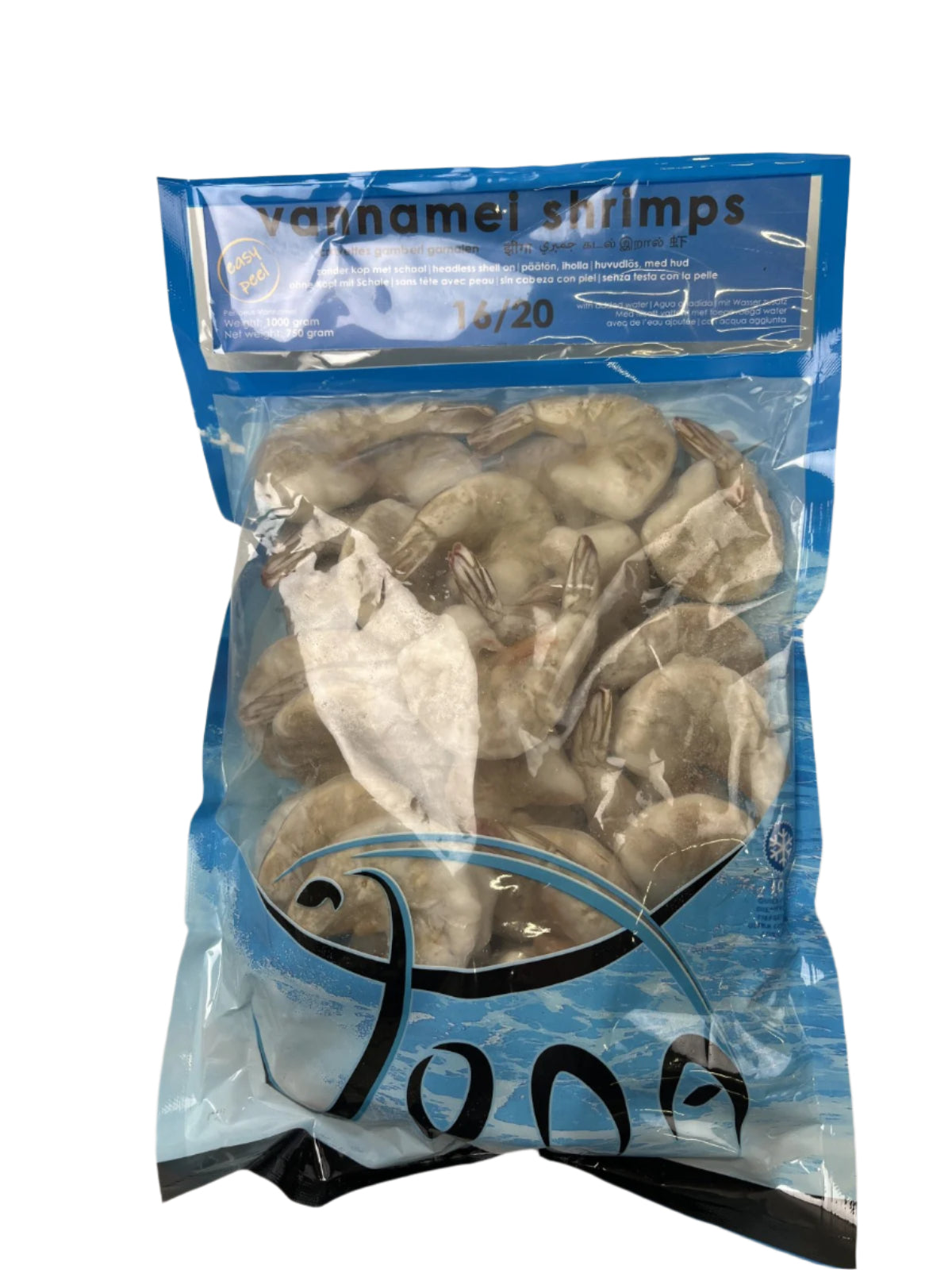 Jona Vannamei Shrimp (HLSO) (Easy Peel) 16/20 750gm - Only Berlin Same Day Delivery - Spice Village