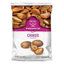 Frozen Deep Chickoo Slices 340gm - Only Berlin same day delivery - Spice Village