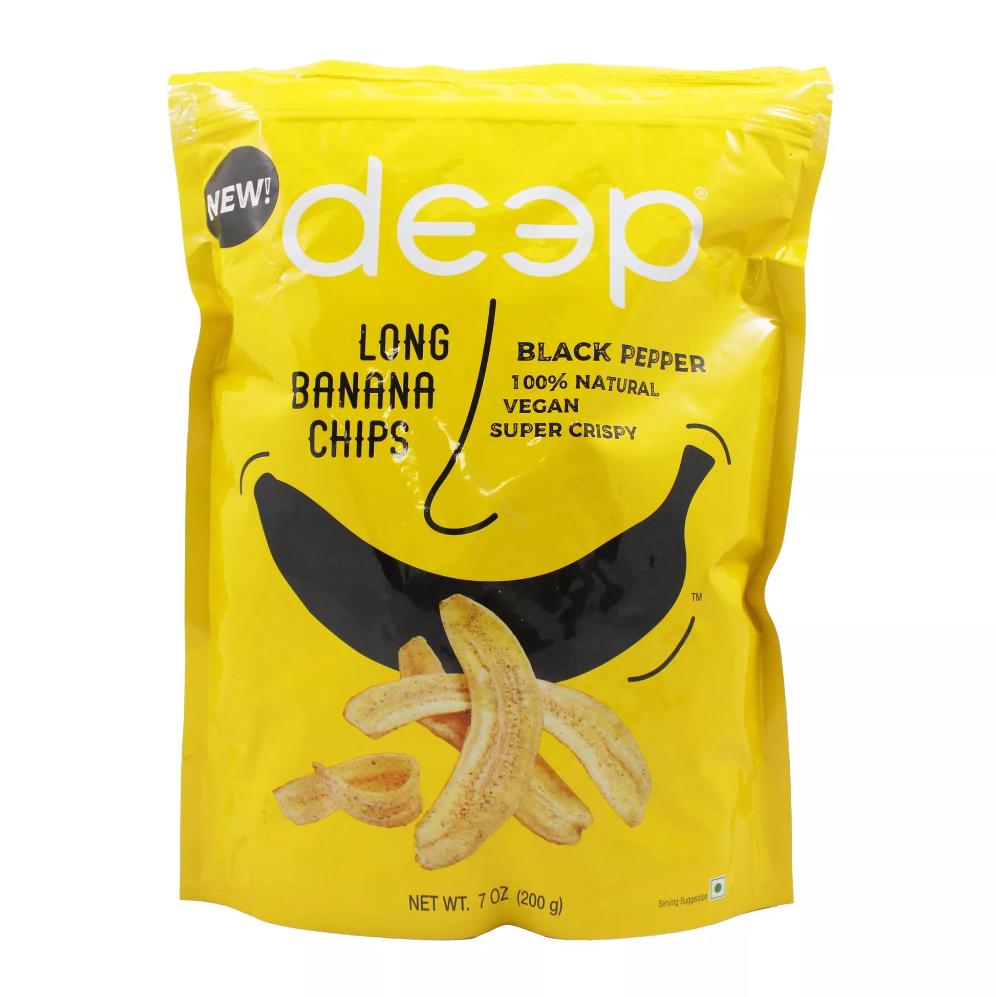 Deep Long Banana Chips Black pepper 200gm - Spice Village