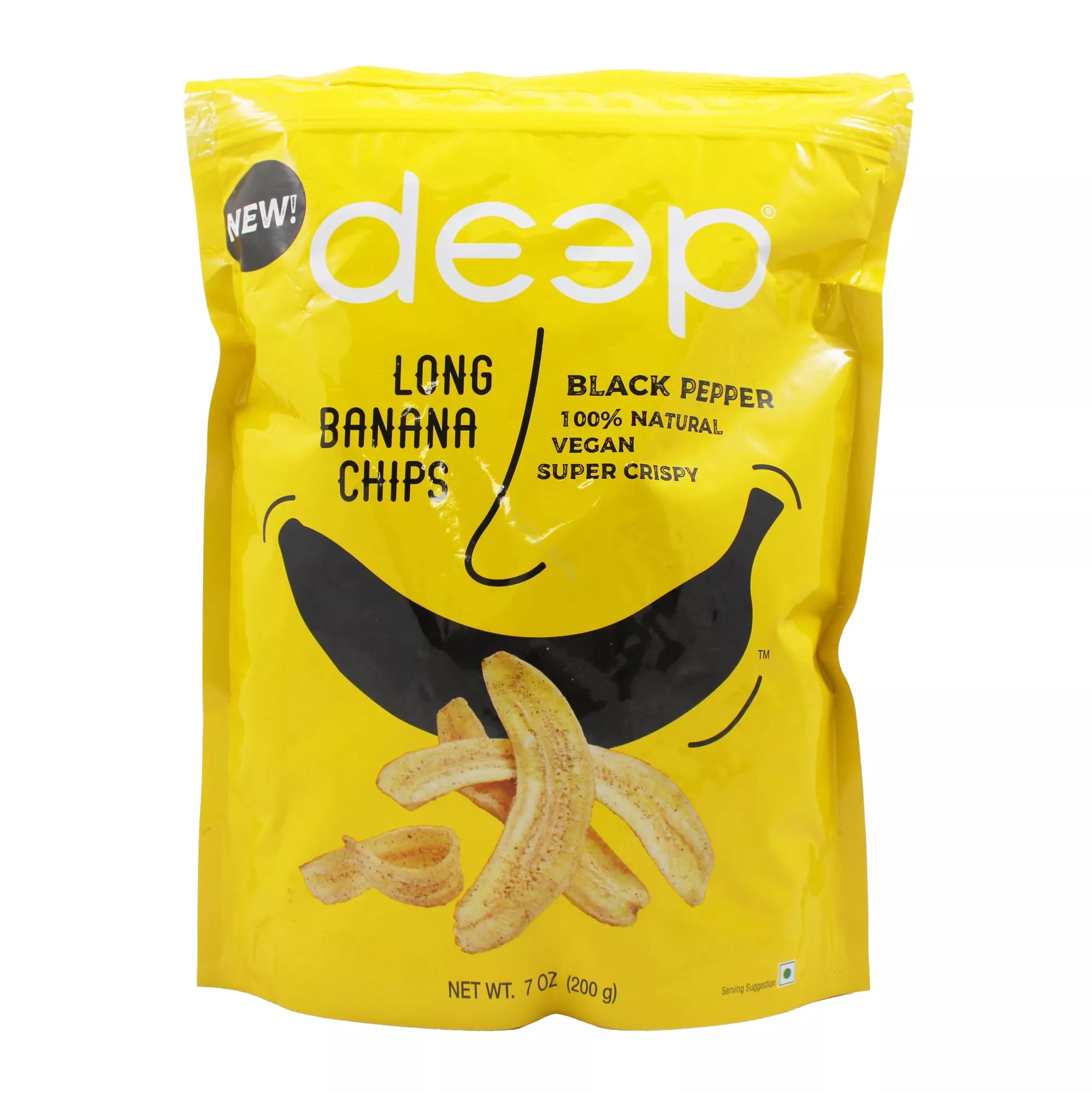 Deep Long Banana Chips Black pepper 200gm - Spice Village