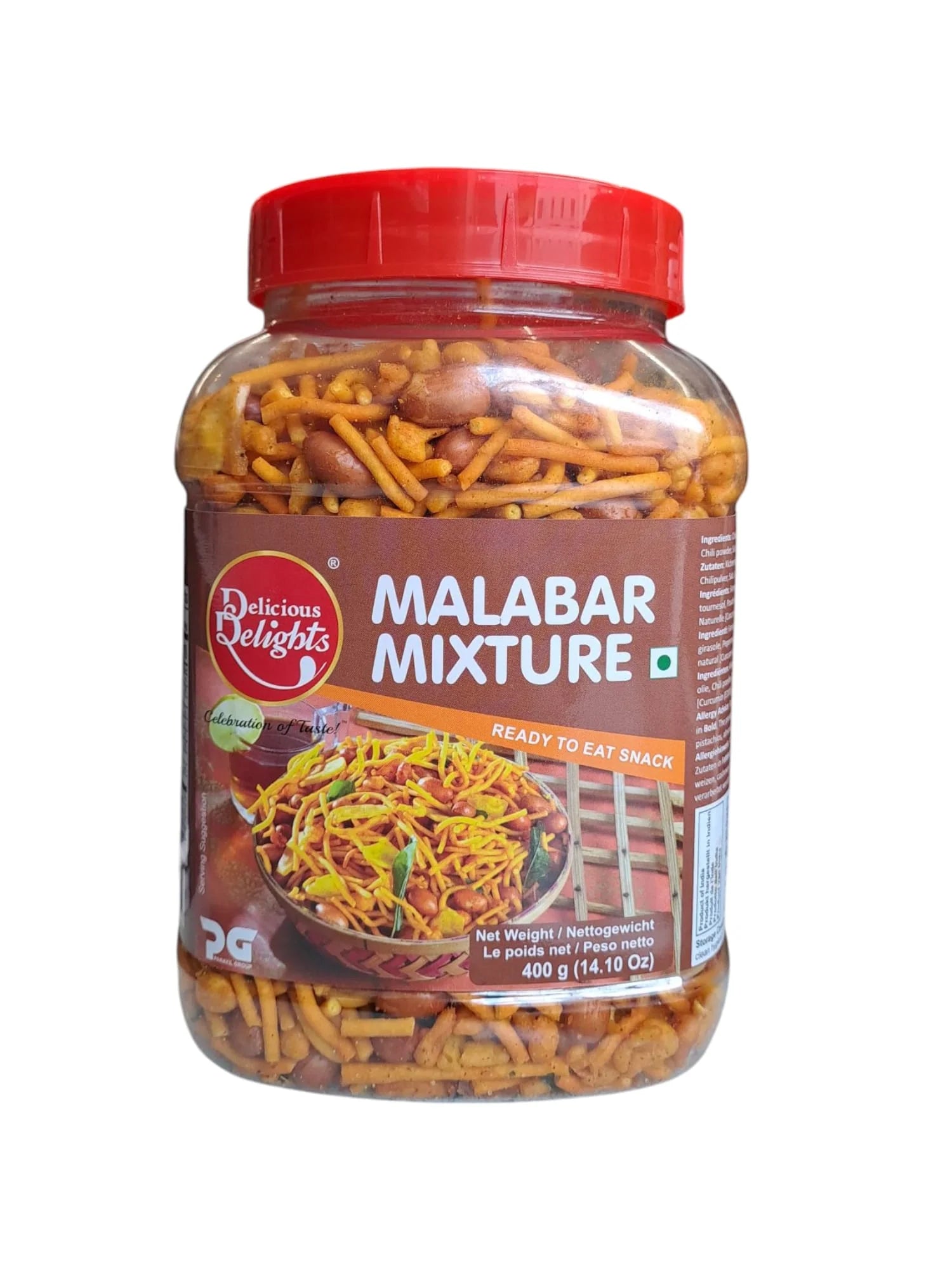 Delicious Delights Malabar Mixture(Hot) 400gm - Spice Village