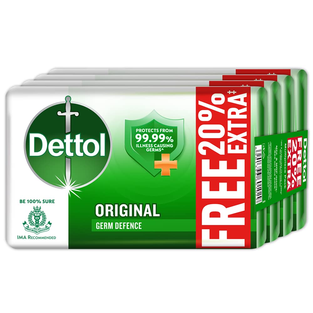 Dettol Soap Original 600gm (Pack of 4) - Spice Village