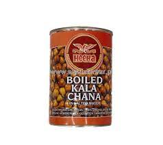 Heera Canned Boiled Kala Chana (Brown Chick peas) 400gm