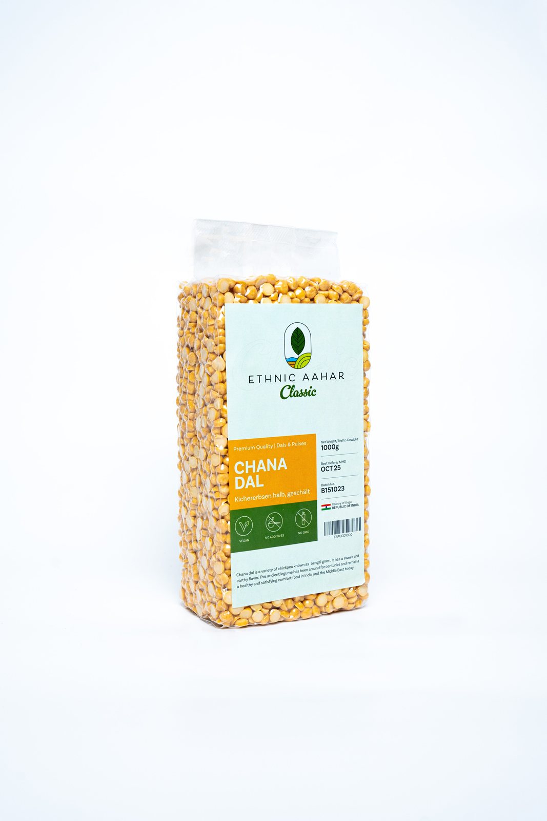Ethnic Aahar Chana Dal 1kg - Spice Village