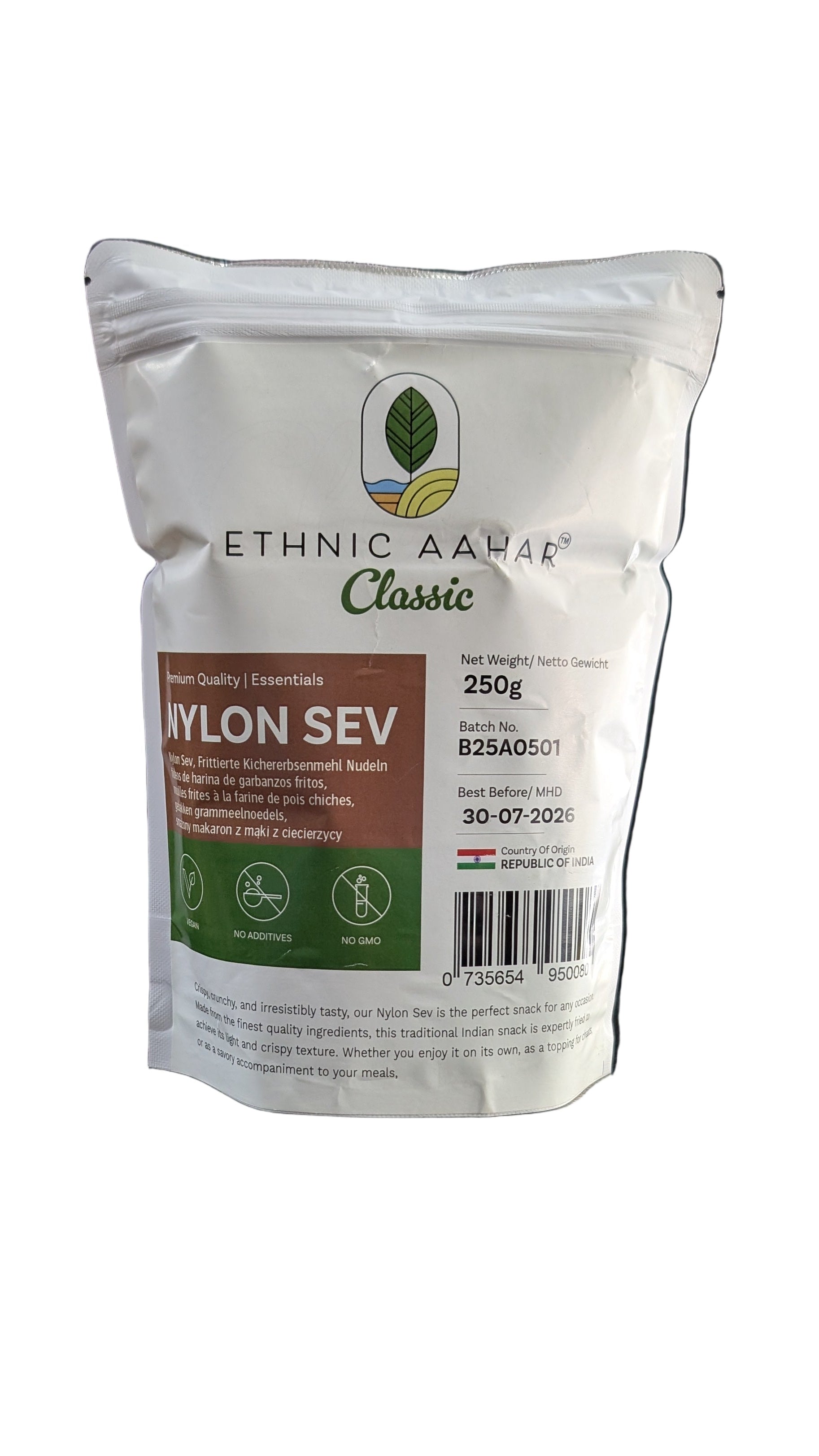 Ethnic Aahar Nylon Sev 250gm - Spice Village