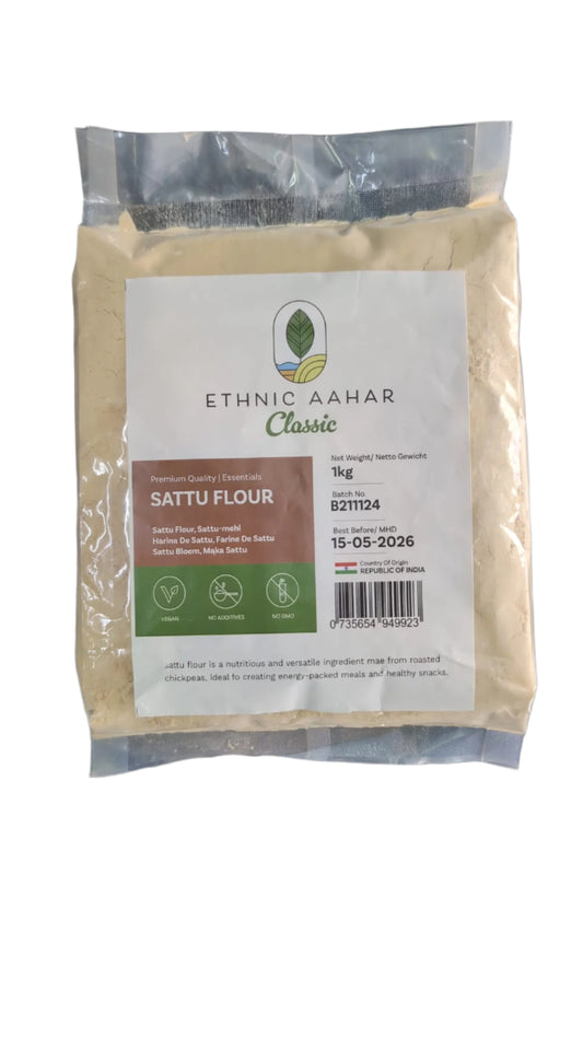 Ethnic Aahar Sattu Flour 1kg - Spice Village