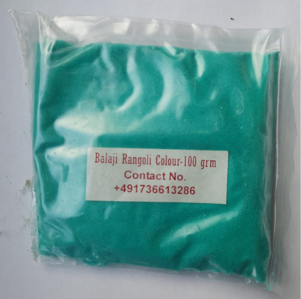 Rangoli Colour (Turquoise) 100gm