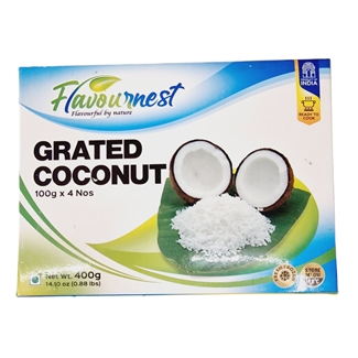 Frozen Flavournest Grated Coconut (100gm*4)400gm - Only Berlin same day delivery - Spice Village