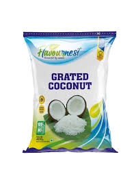 Frozen Flavournest Grated Coconut (pouch) 400gm - Only Berlin same day delivery - Spice Village