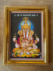 Photo Frame - Ganesh(Gold Design 2)