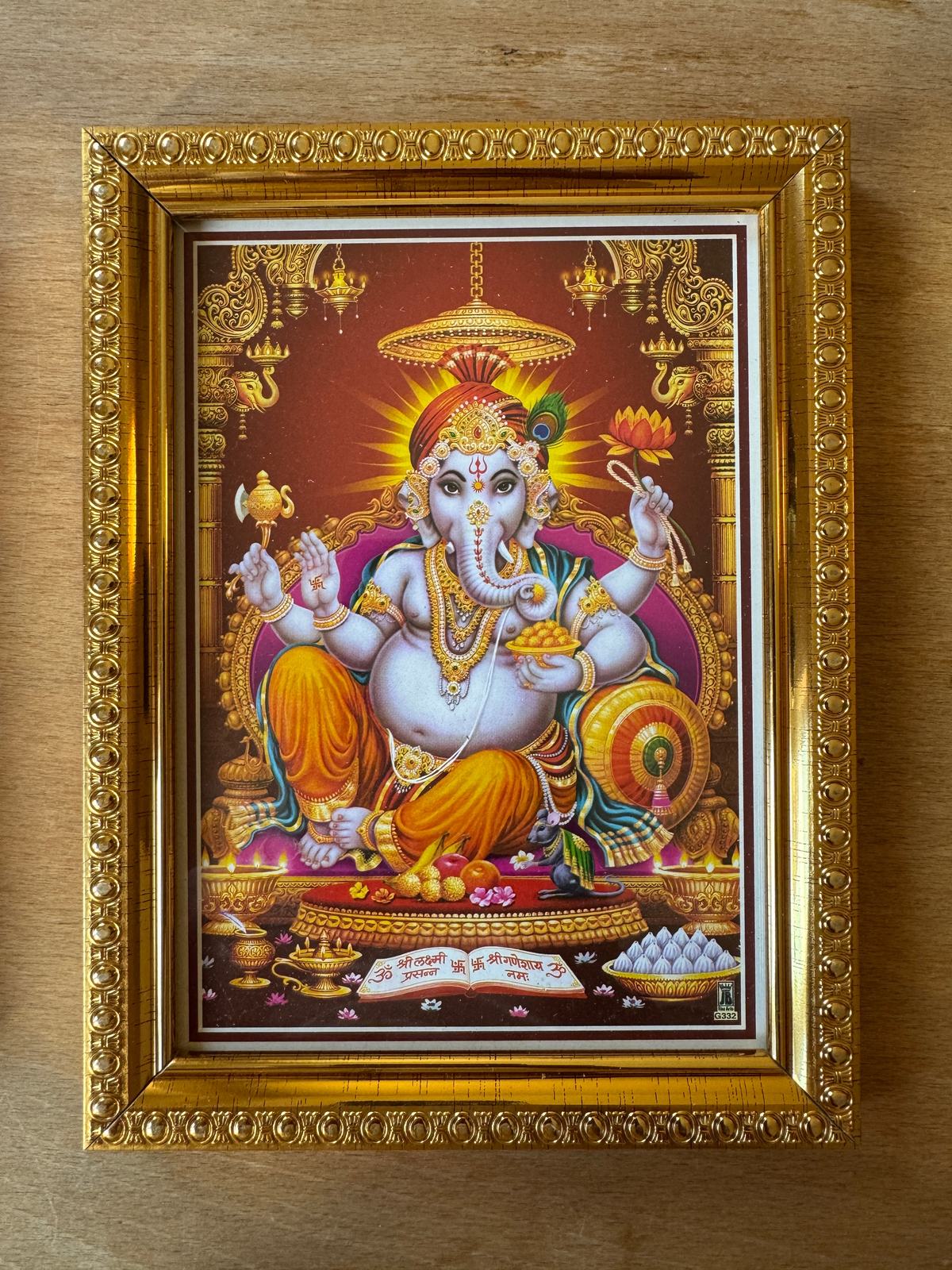 Photo Frame - Ganesh(Throne) - Spice Village