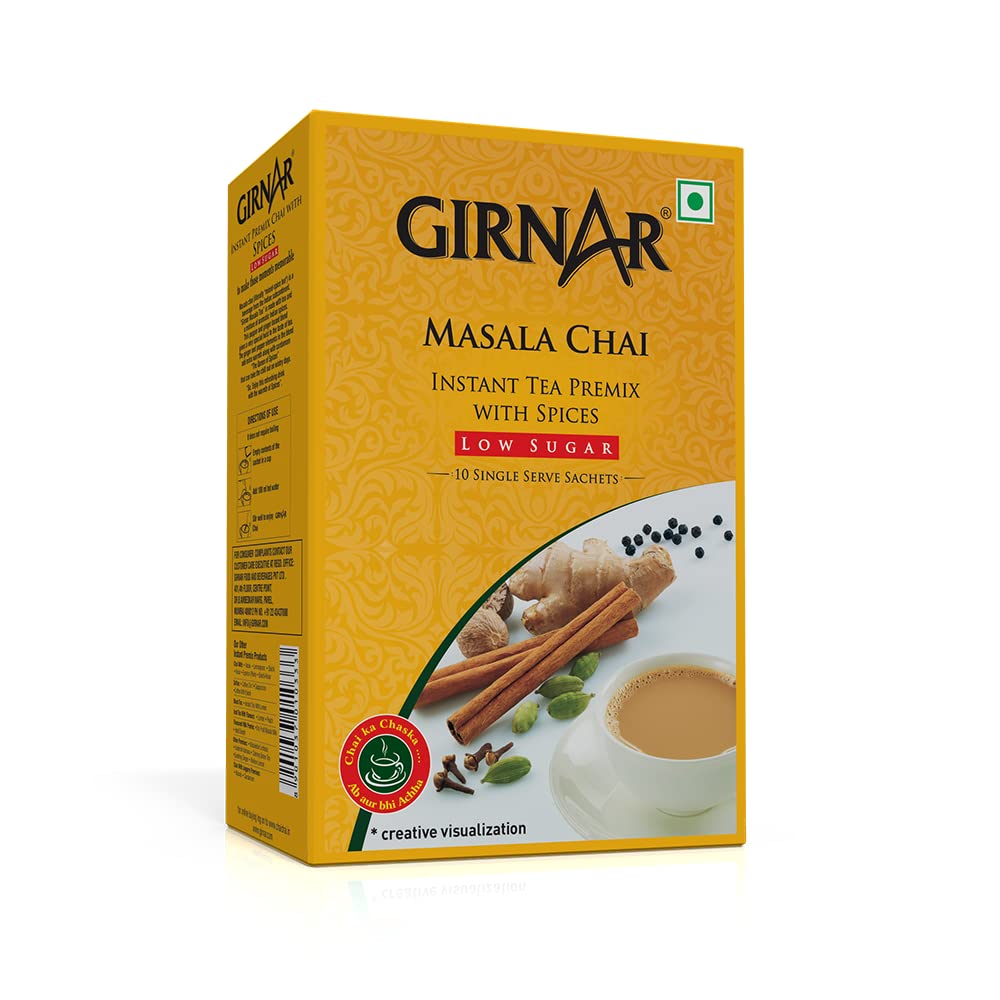 Girnar Masala Instant Premix(Milk Free) Extract Tea 140gm - Spice Village