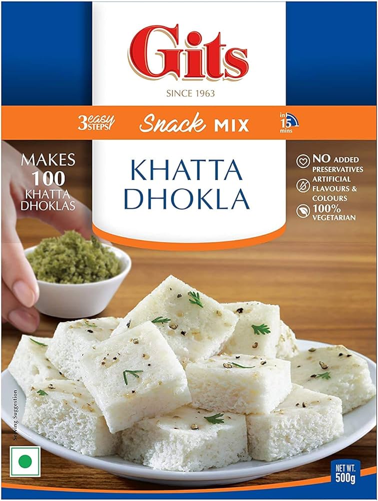 Gits Khatta Dhokla Mix 500gm - Spice Village