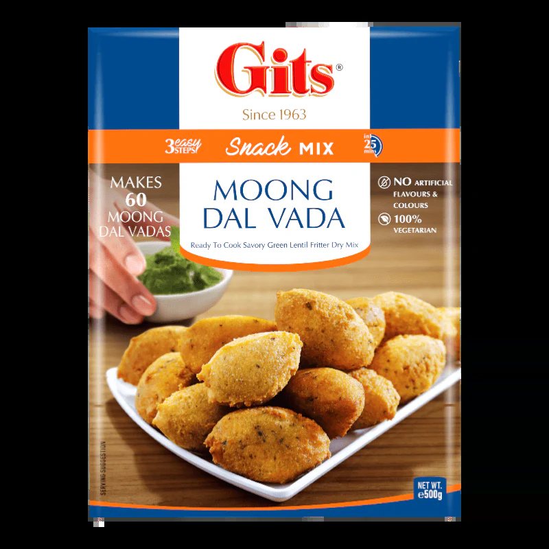 Gits Moong(Mung) Dal Vada 500gm - Spice Village
