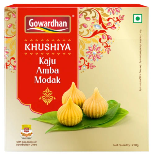 Gowardhan Kaju Amba Modak 210gm - Spice Village