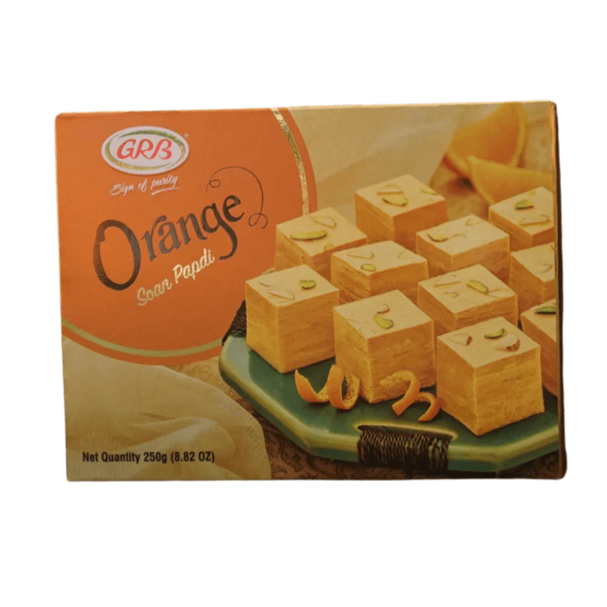 GRB Orange Soan Papdi 200gm - Spice Village