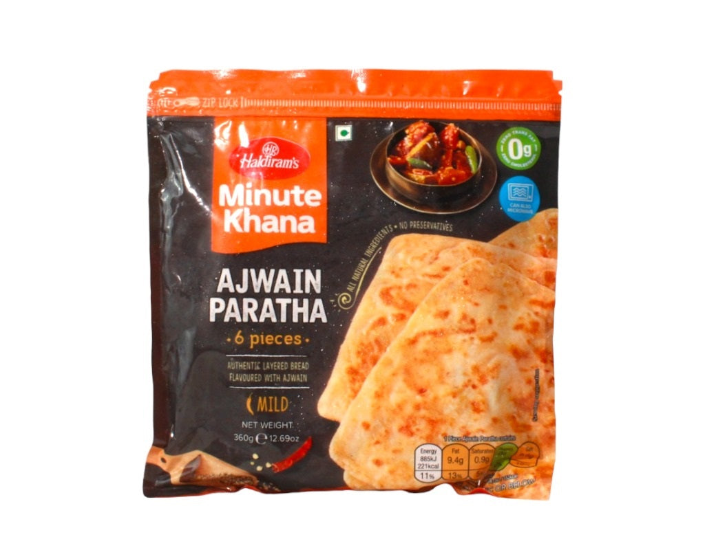 Frozen Haldiram's Ajwain Paratha 360gm  - Only Berlin Same Day Delivery - Spice Village