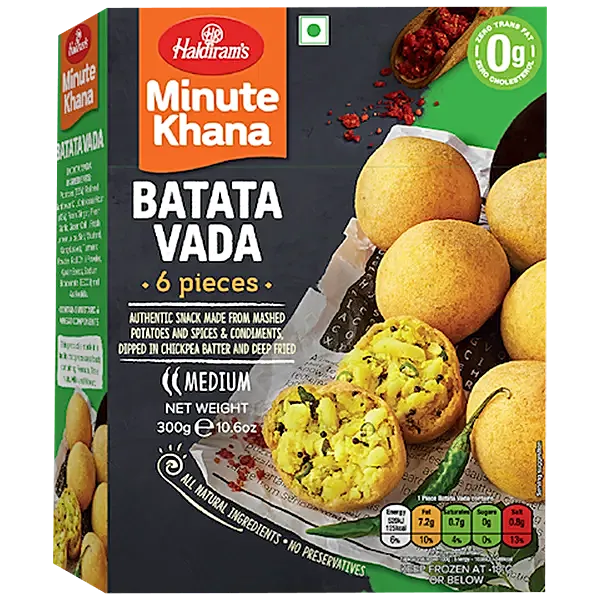 Frozen Haldiram's Batata Vada 300gm - Only Berlin Same Day Delivery - Spice Village