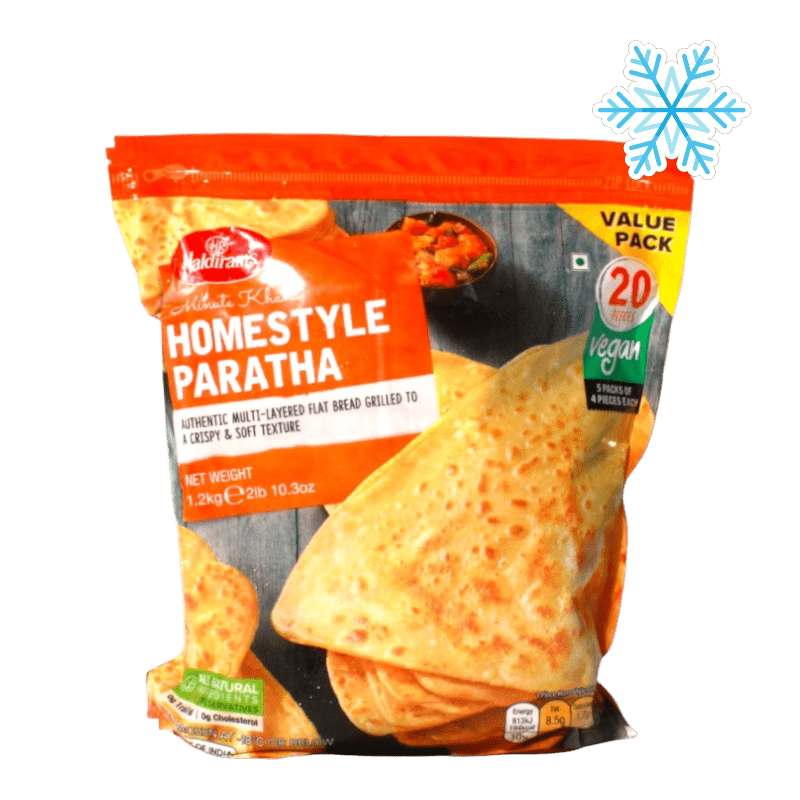 Frozen Haldiram's Home Style Paratha(Vegan) 1200gm - Only Berlin same day delivery - Spice Village