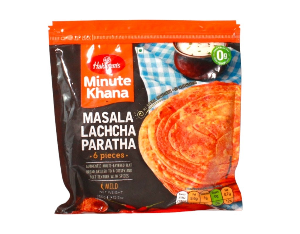 Frozen Haldiram's Masala Lachcha Paratha 360gm  - Only Berlin Same Day Delivery - Spice Village