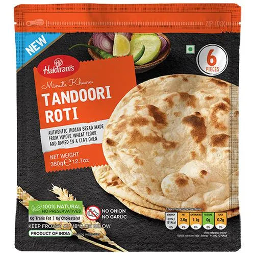 Frozen Haldiram's Tandoori Roti 360gm - Only Berlin Same Day Delivery - Spice Village