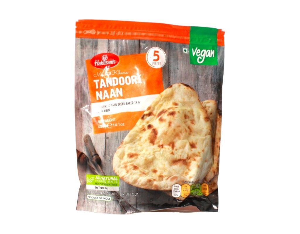 Frozen Haldiram Tandoori Naan(Vegan) 400g- Only Berlin Same Day Delivery - Spice Village