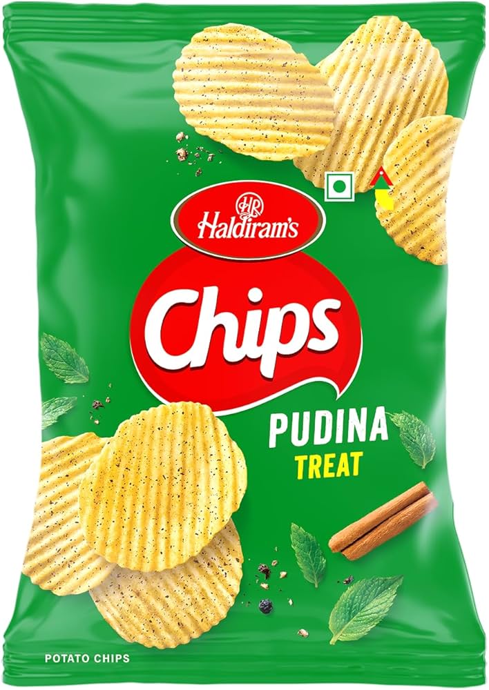 Haldiram Chips Pudina Treat 120gm - Spice Village