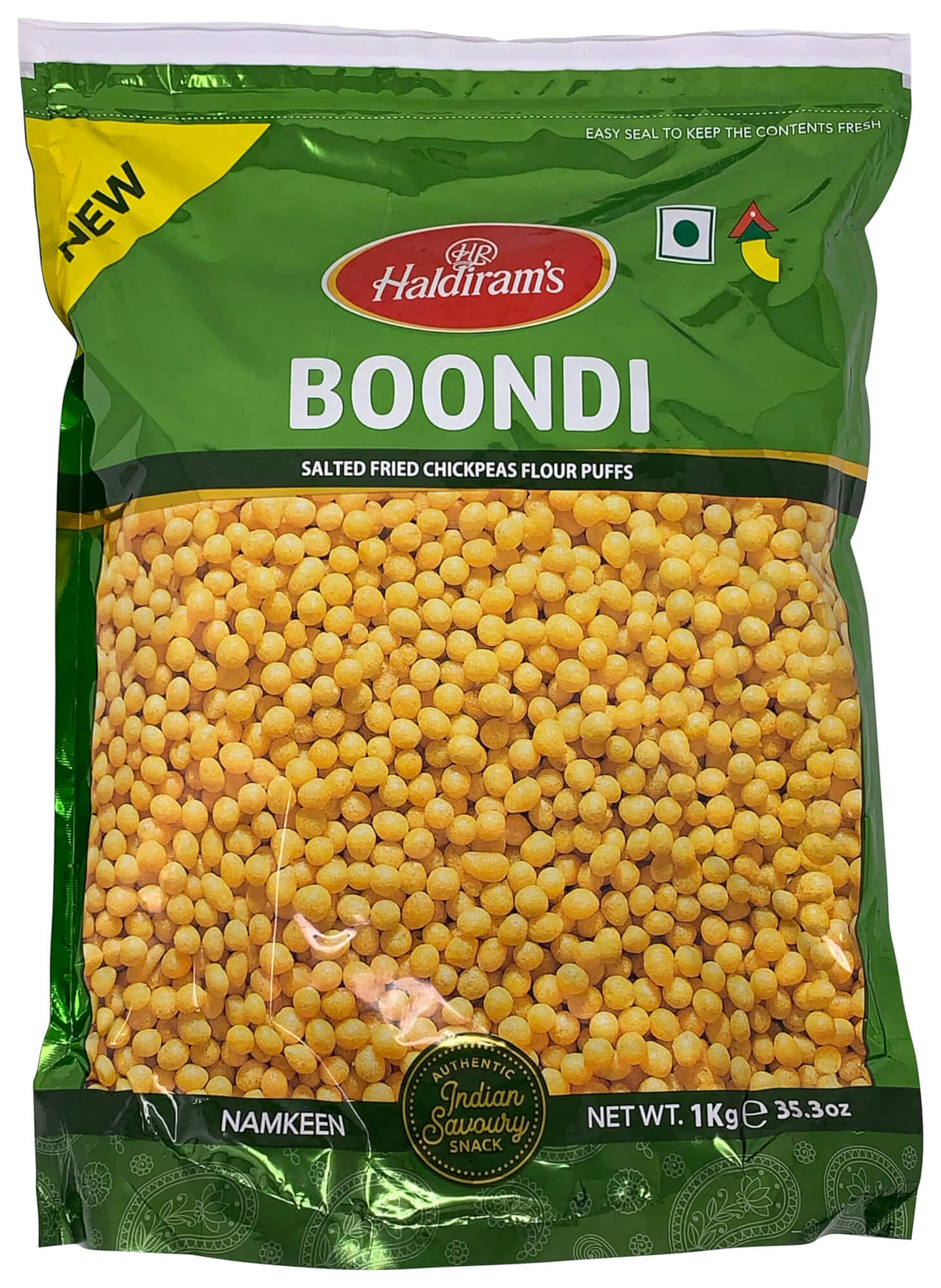Haldiram's Boondi Plain 1kg - Spice Village