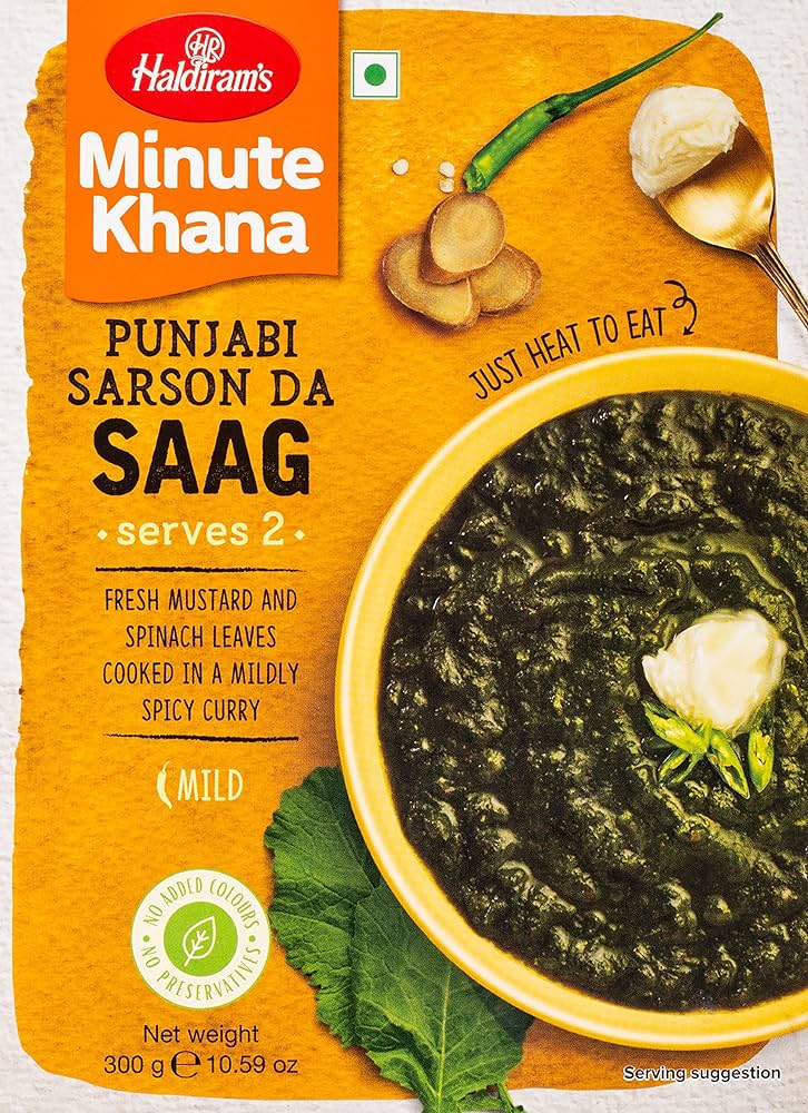 Haldiram's Ready to Eat Sarson Da Saag 300gm - Spice Village
