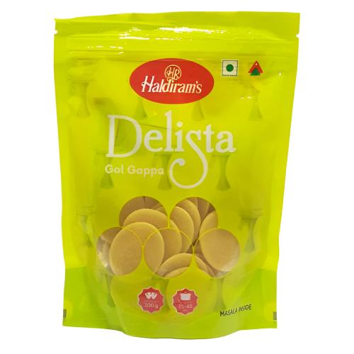 Haldiram's Snack Pellets Gol Gappa(Pani Puri) 200gm - Spice Village