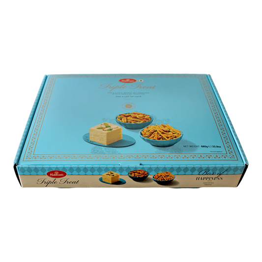Haldiram's Triple Treat Gift Box 680gm - Spice Village